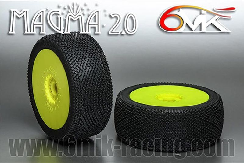 6mik Magma 2.0 Purple sur jante jaune Monter-coller