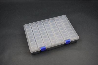 Koswork Boite de rangement 7x7 pour pieces 245x175x38mm