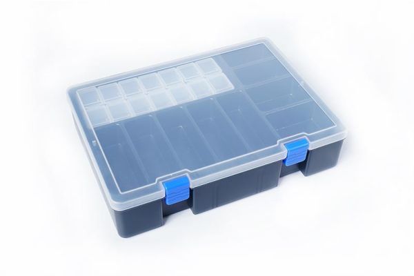 Koswork Boite de rangement pour pièces d&#39;amortisseurs 245x175x56mm
