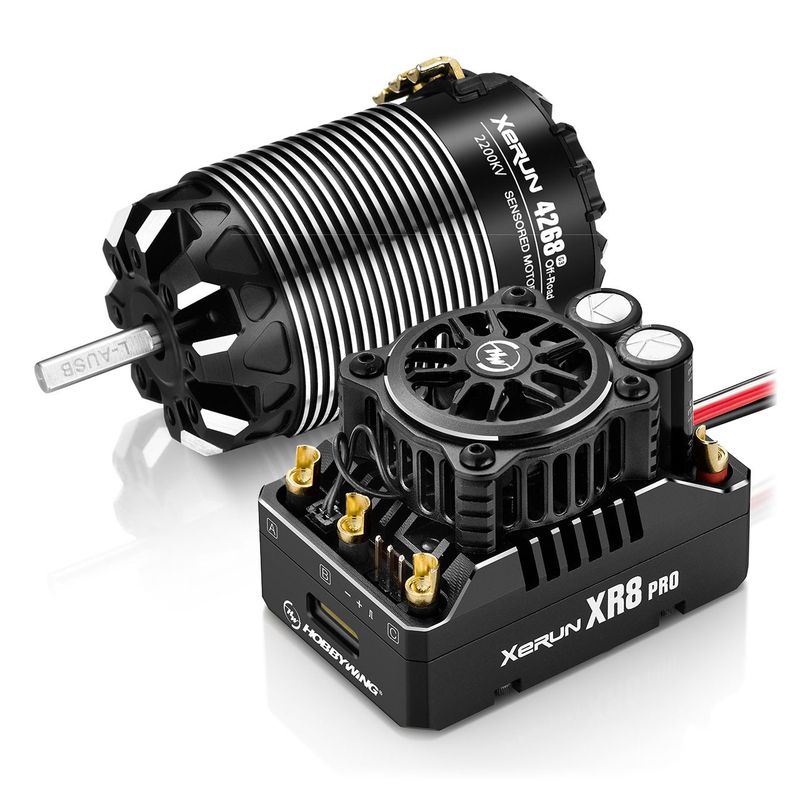 Hobbywing Combo variateur XR8 Pro + moteur 2200KV Xerun G3