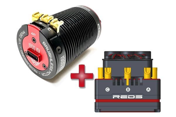 Reds Combo Z8 PRO Bluetooth variateur + moteur V8 GEN 5 1900KV 1:8