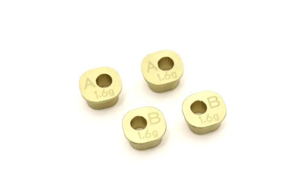 Kyosho Entretoises de porte-fusées Arriere Inferno MP10 - Laiton