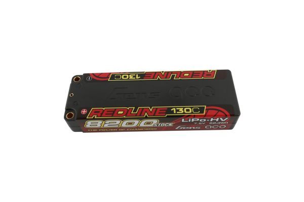 Gen Ace Redline LiPo 2S HV 7.6V-8200-130C(5mm) 139x47x26mm 300g