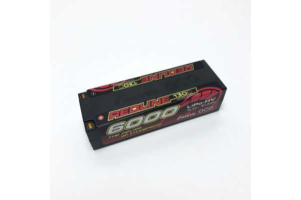 Gen ace Redline LiPo 4S HV 15.2V-130C-6000 (5mm) 139x47x37mm 450g