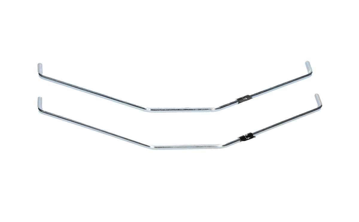 HB Racing set barre antis-roulis arrière (2,5 + 2,7mm) E8 / D8