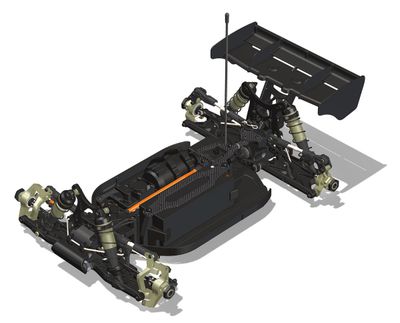 HB Racing E8 World ( chassis compétition )