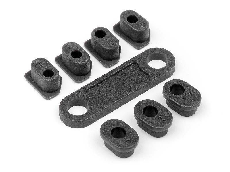 HB Racing Inserts de réglages E8