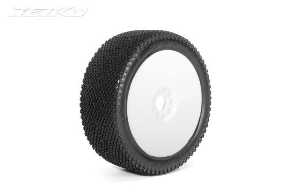 Jetko Pneus Buggy 1:8 J Zero Wet (2) jantes Revo blanches