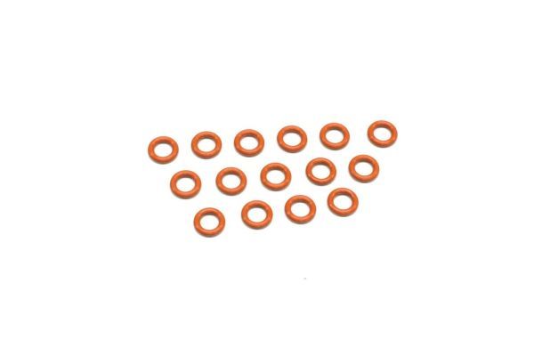 Kyosho Joints toriques P6 Orange pour sortie de différentiel (15)