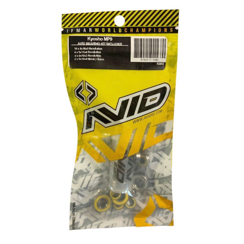 Avid kit roulements Révolution pour Kyosho MP9-MP10