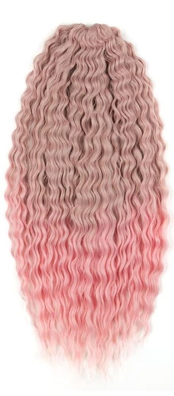 Pink Ombre water wave