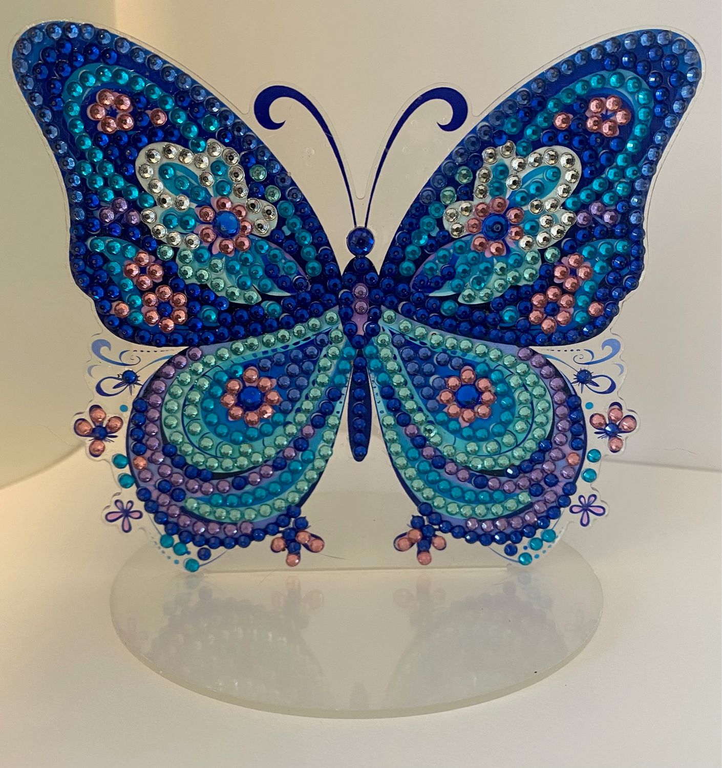 Blauer Schmetterling