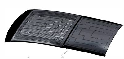 SLIDING PHOTOVOLT PANORAMIC SUNROOF ASSY