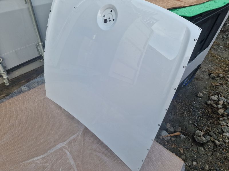 HOOD SHEET ASM white painted - used