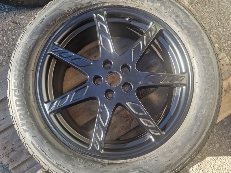 complete wheel set , used , Aero Stealth black F7