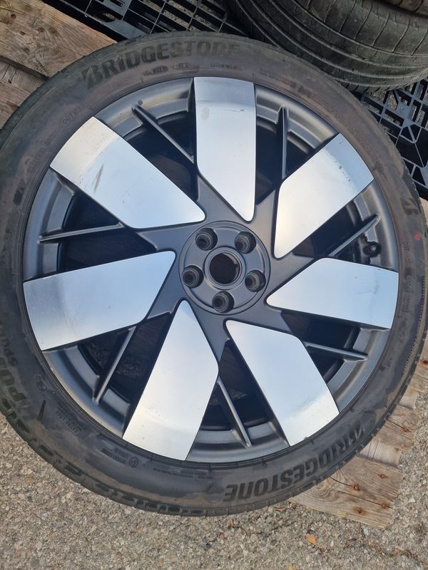 complete wheel set , used , AirGlider silver F5