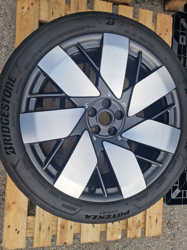 complete wheel set , used , AirGlider silver F5