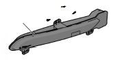 Rear Bumper Lamp LH