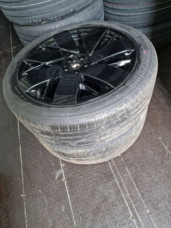 complete wheel set , used , AirGlider black F5 complete wheel set , used , AirGlider black F5
