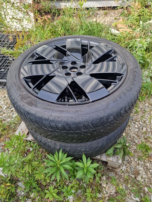 complete wheel set , used , AirGlider black F5 complete wheel set , used , AirGlider black F5
