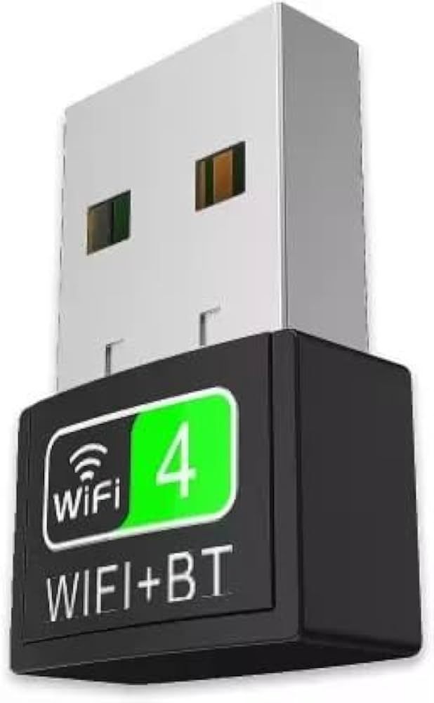 Rehza Usb WIFI Bluetooth Adapter 4.2 for Pc Usb Wi-Fi Bluetooth Dongle Adapter 4.2 Hub {black}
