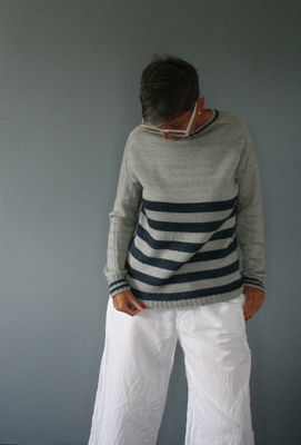 Binz – Strickanleitung für maritimen Pullover „Tag am Meer“, top-down &amp; nahtlos