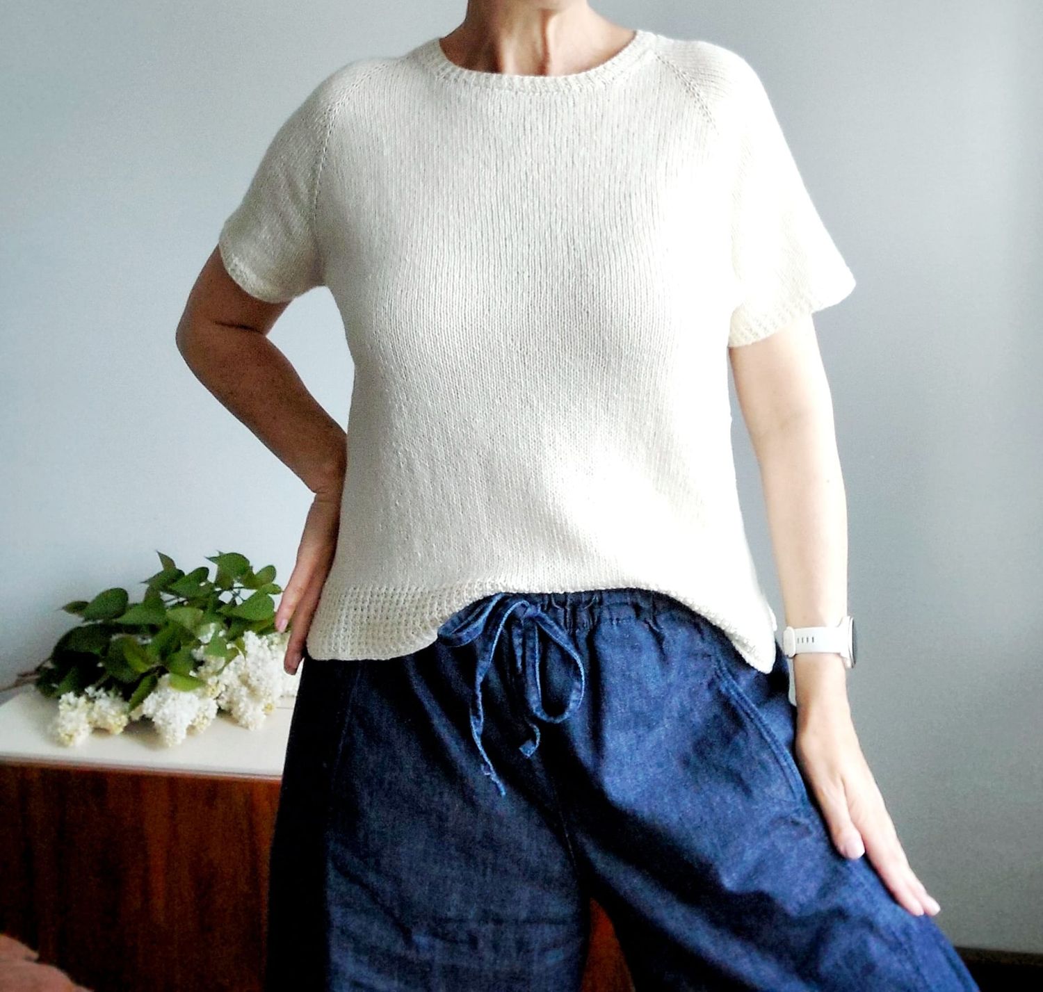 Jasmin Tee - femininer moderner Raglanpullover / 10 Größen / nahtlos top down / mit Video Tutorials