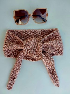 La Perla – Strickanleitung für mini Scarf im Perlmuster | Perfekt für 50g | Inkl. Video-Tutorials