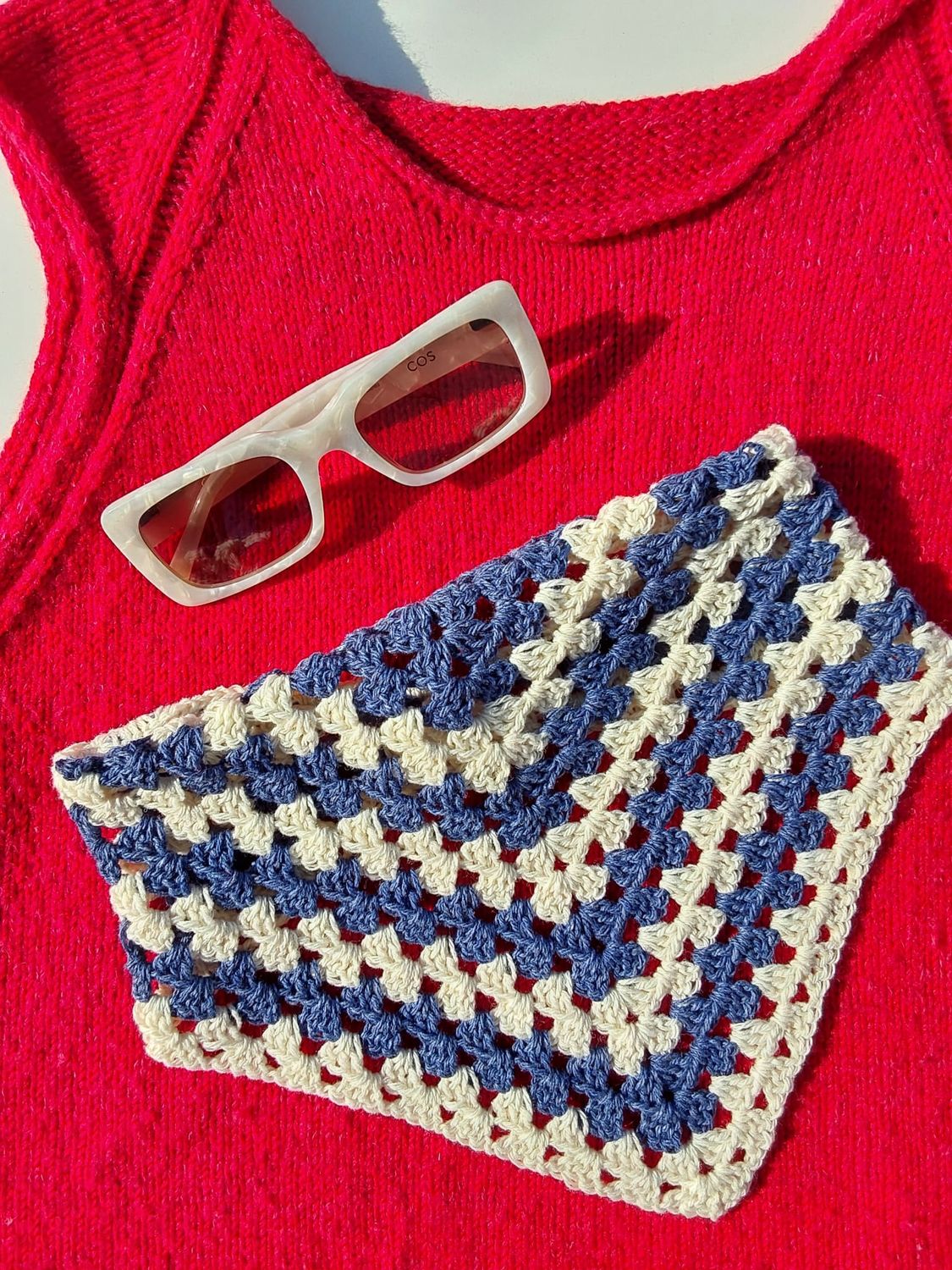 Jeans Top - Strickanleitung sportliches Top mit super Passform – wandelbar als Slipover