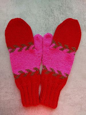 Winter Sol easy Colorwork Handschuhe &amp; Stulpen / Strickanleitung in 3 Größen