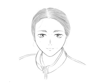 sketched portrait - physical