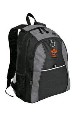 Port Authority® Contrast Honeycomb Backpack Grey/Black