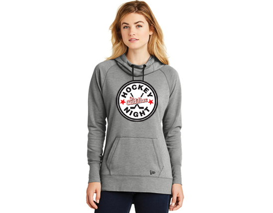 New Era® Ladies Tri-Blend Fleece Pullover Hoodie - HOCKEY