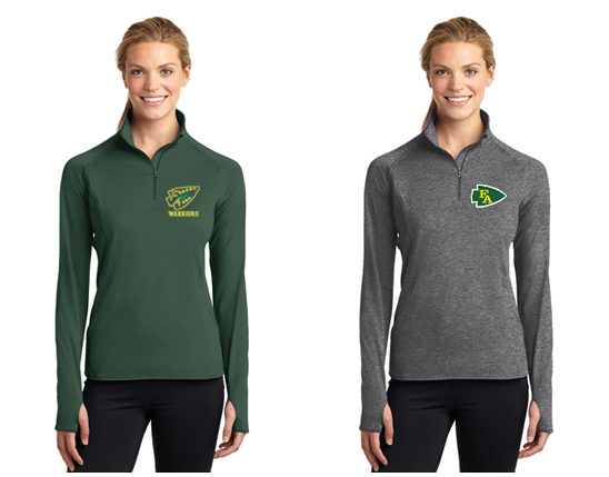 Ladies Sport-Tek® Sport-Wick® Stretch 1/2-Zip Pullover