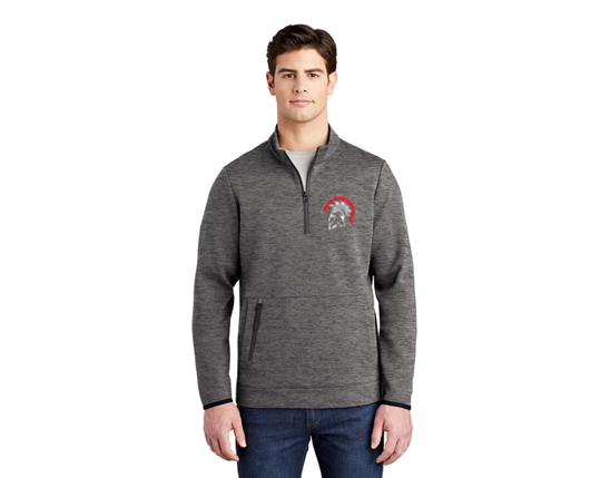 ST281 Sport-Tek ® Triumph 1/4-Zip Pullover - Dark Grey Heather