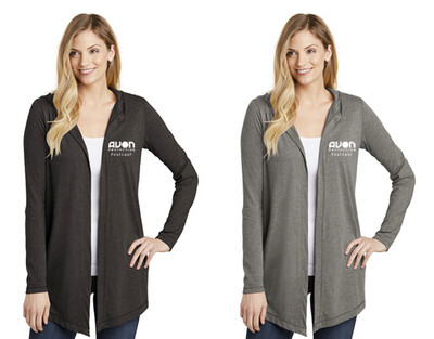 DT156 - District ® Women’s Perfect Tri ® Hooded Cardigan -AP