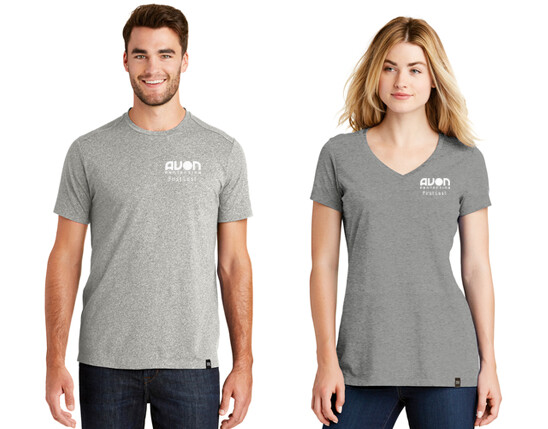 NEA100 / LNEA101 (Ladies V-Neck)- New Era® Heritage Blend Crew Tee