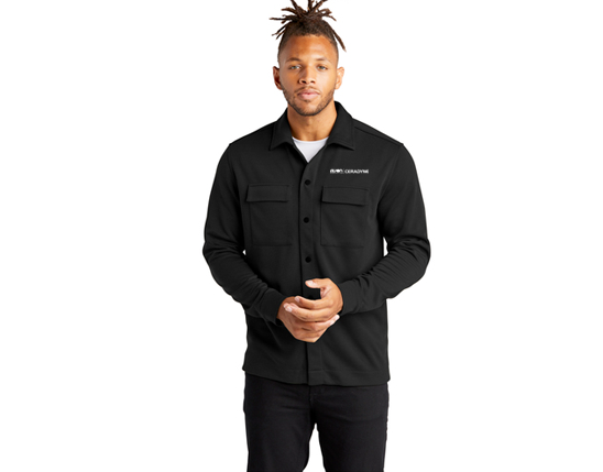 MM3004  MERCER+METTLE™ Double-Knit Snap Front Jacket