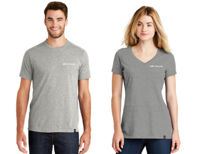 NEA100 / LNEA101 (Ladies V-Neck)- New Era® Heritage Blend Crew Tee