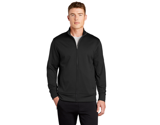 Sport-Tek® Sport-Wick® Fleece Full-Zip Jacket BLACK LDA-ST241