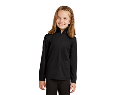 Sport-Tek ®Youth PosiCharge ®Competitor ™1/4-Zip Pullover BLACK LDA-YST357