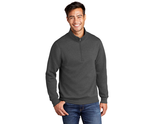 Port &amp; Company ® Core Fleece 1/4-Zip Pullover Sweatshirt - PC78Q- PS