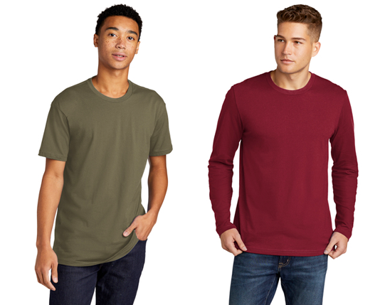 Next Level Apparel® Cotton Tee - Short (NL3600) and Long Sleeve (NL3601) -  PS