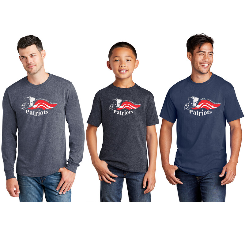 Port &amp; Company® Core Cotton Tee  - Adult &amp; Youth - PC54 - CHCS