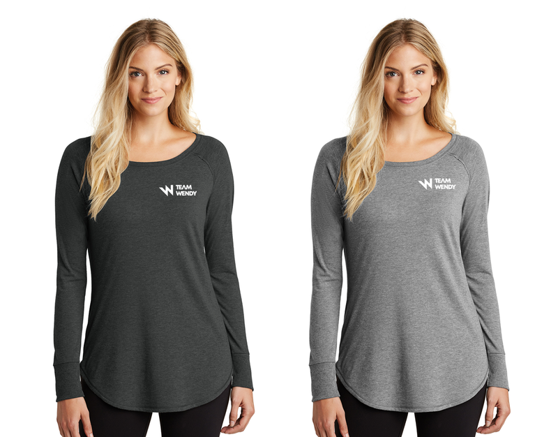 District ® Women’s Perfect Tri ® Long Sleeve Tunic Tee DT132L  - AVON / TEAM WENDY