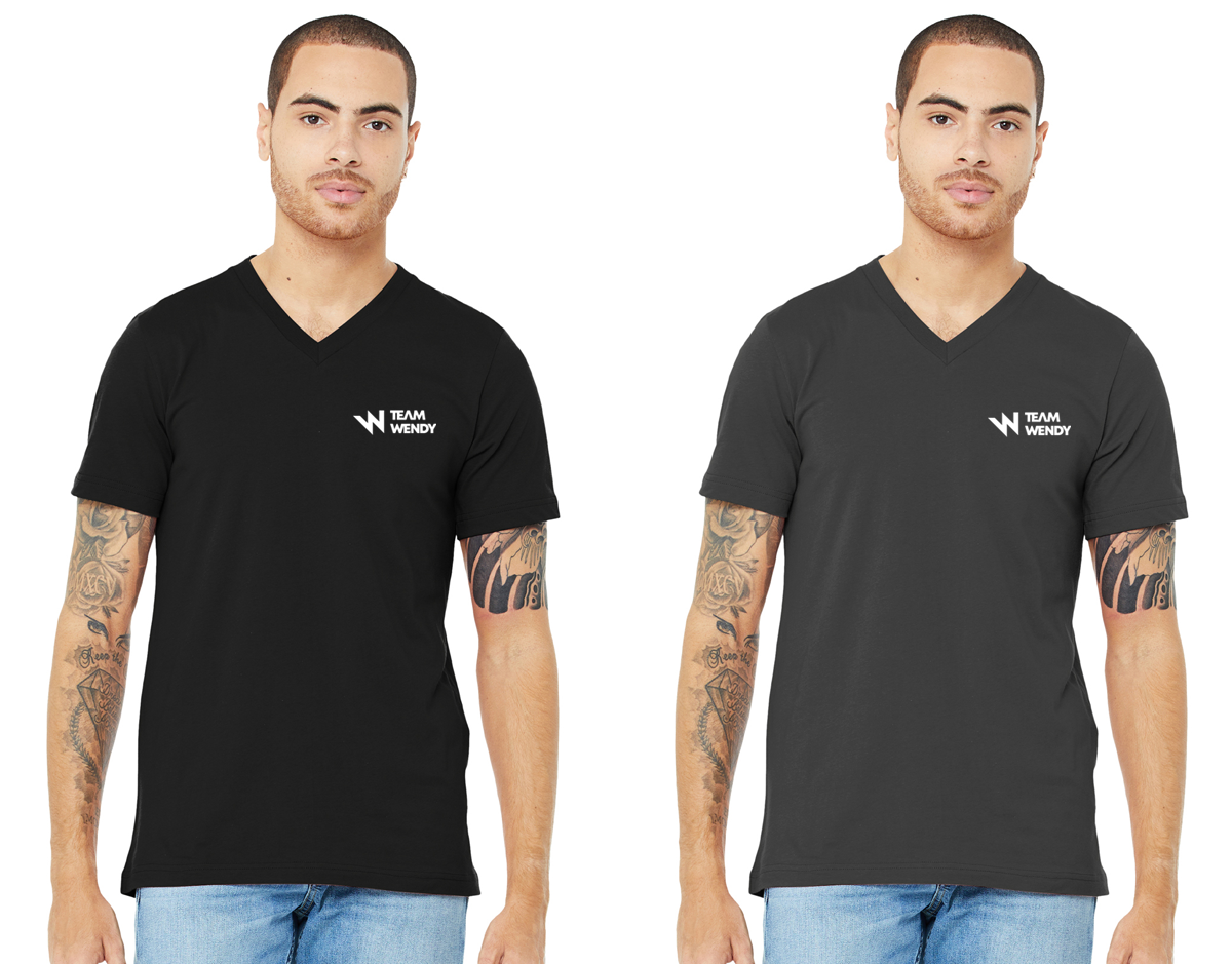 BELLA+CANVAS ® Unisex Jersey Short Sleeve V-Neck Tee BC3005  - AVON / TEAM WENDY