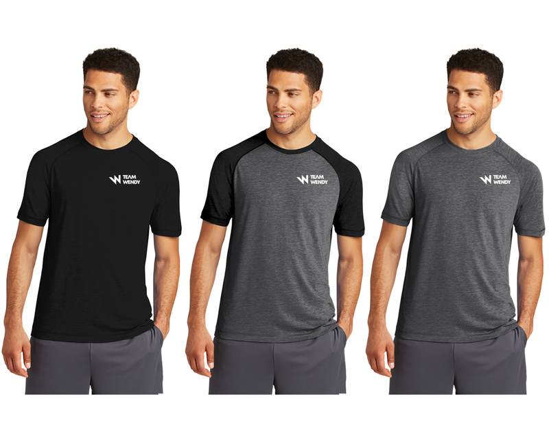 Sport-Tek® PosiCharge® Tri-Blend Wicking Raglan Tee ST400  - AVON / TEAM WENDY