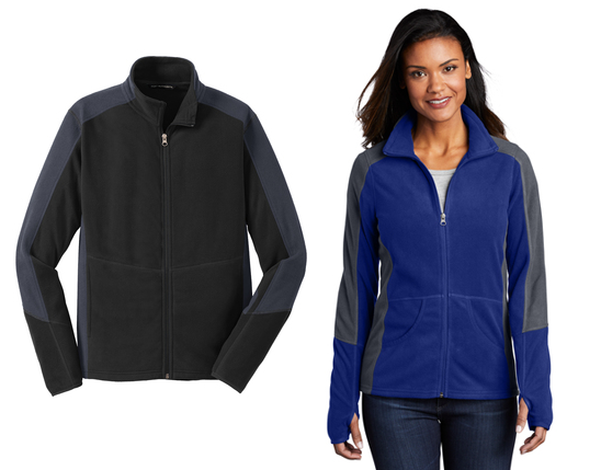Port Authority® Colorblock Microfleece Jacket - F230/L230- ESD