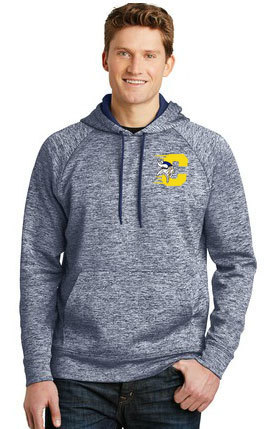 Sport-Tek® PosiCharge® Electric Heather Fleece Hooded Pullover. ST225.
