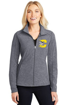 Port Authority® Heather Microfleece Full-Zip Jacket. L235.